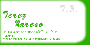 terez marcso business card